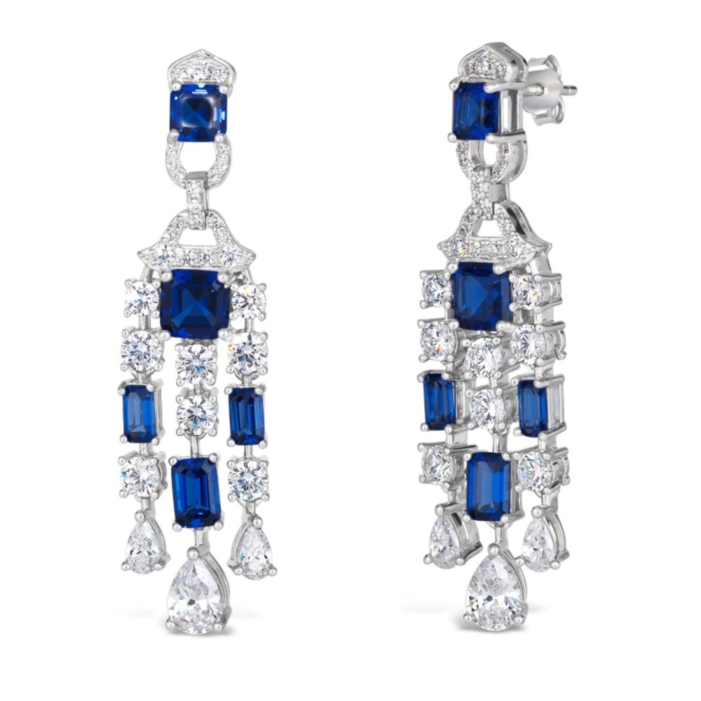 NWT Anna Zuckerman Red Carpet Worthy Chandelier Earrings by Kathy Hilton